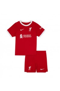 Liverpool Babytruitje Thuis tenue Kind 2023-24 Korte Mouw (+ Korte broeken)